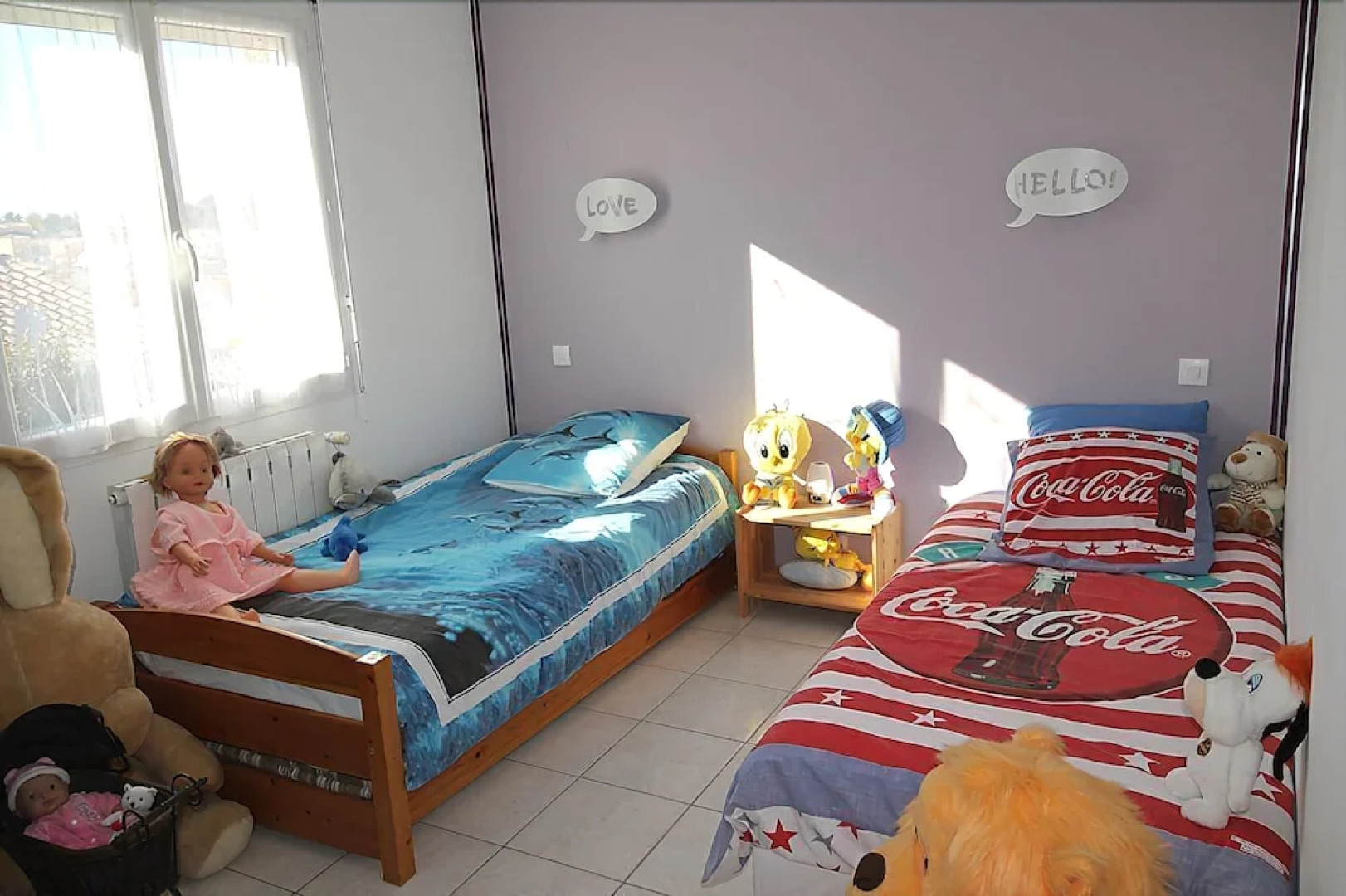 Chambres dans Villa avec Piscine