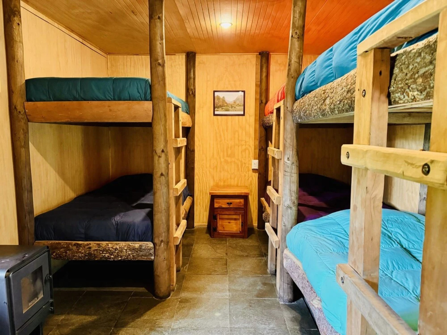 Cabañas entre montañas con tinajas calientes