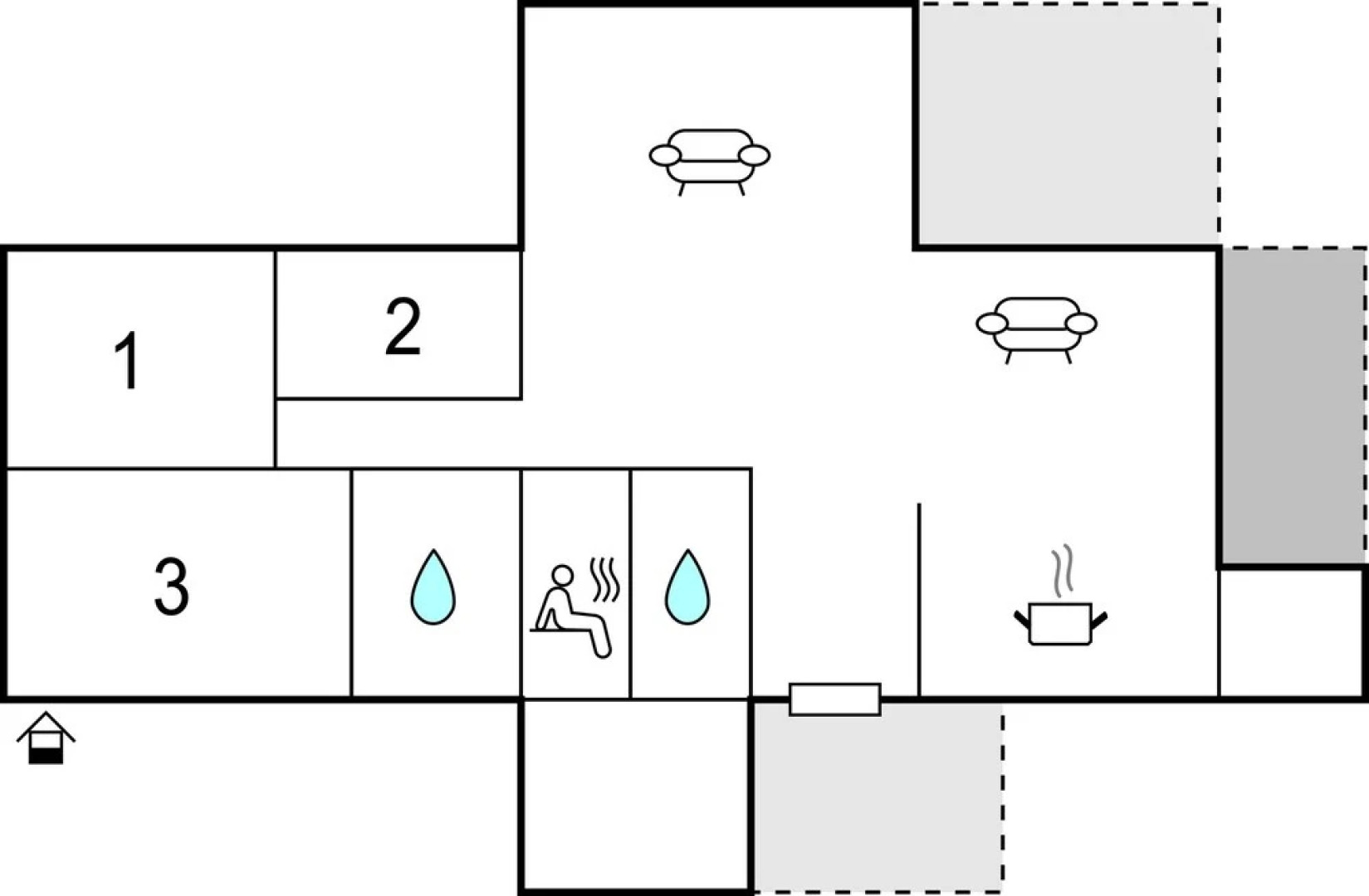 Nice Home in Flå With 3 Bedrooms and Sauna