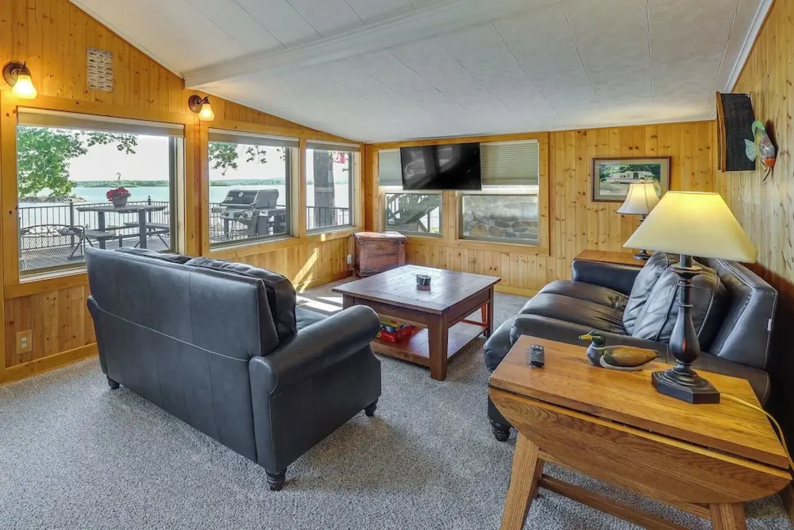 2 Boat Docks: Grand Lake Waterfront Home
