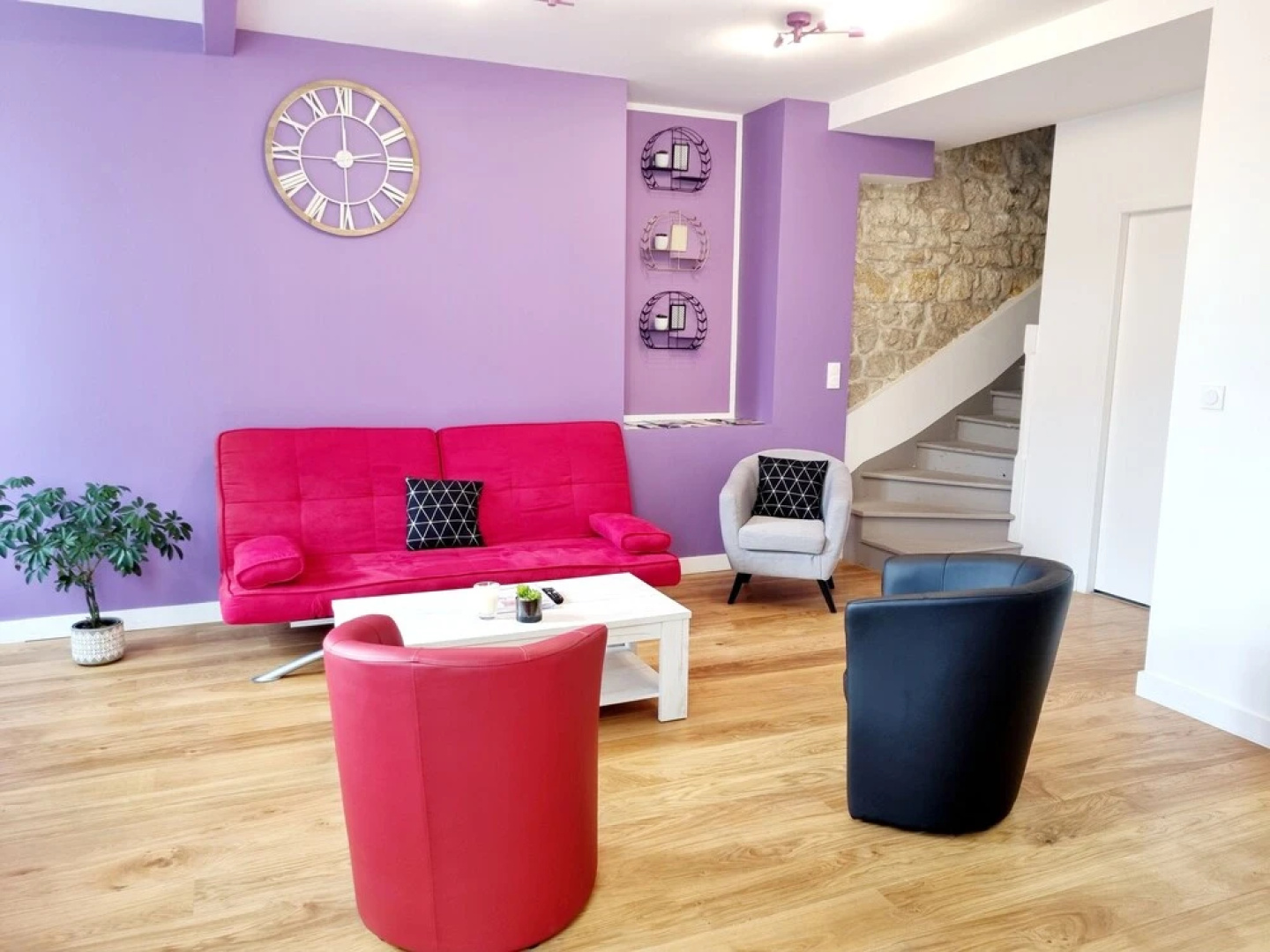 Grande Maison de Ville Rénovée Avec Cour Intérieure