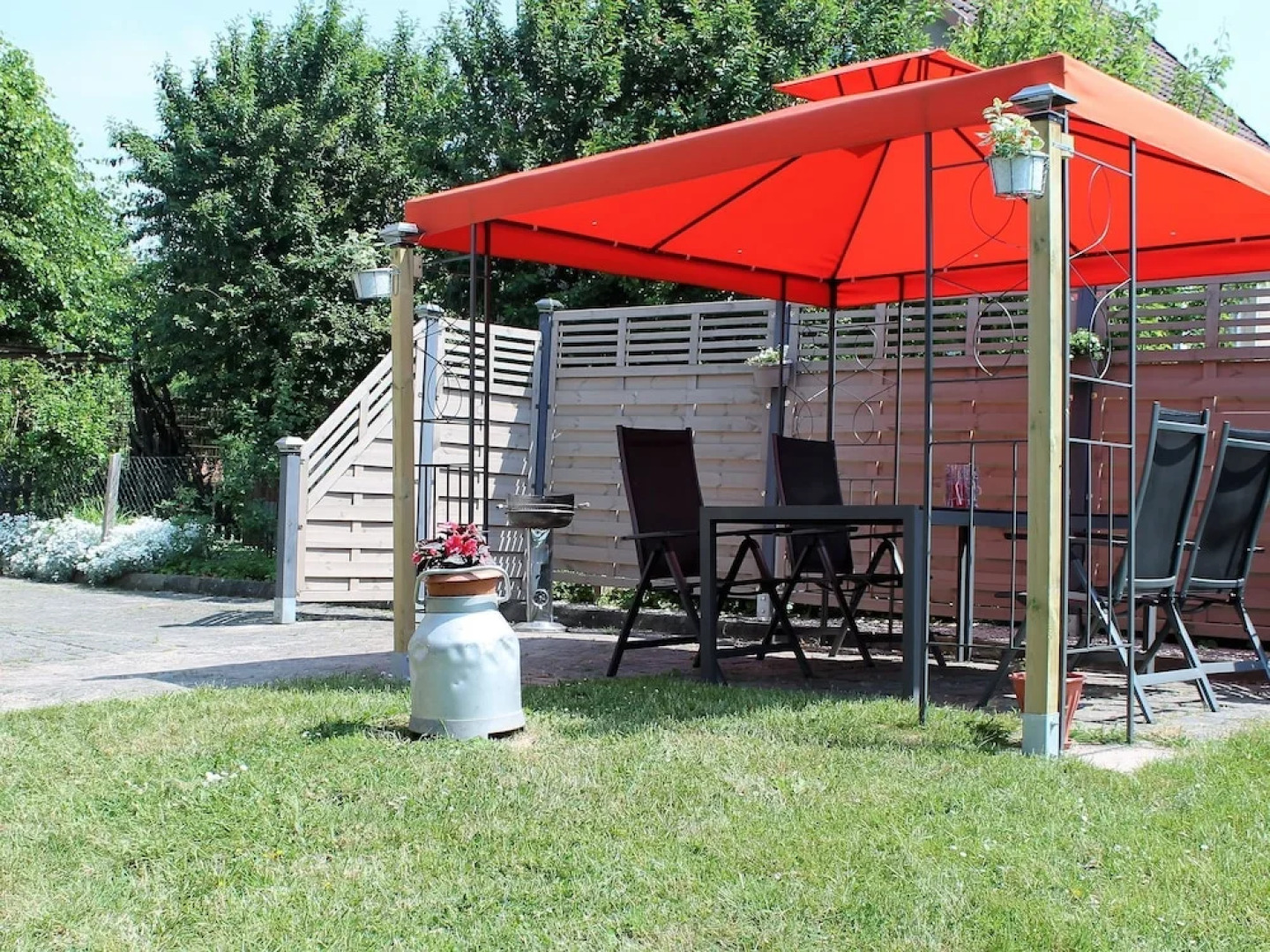 Apartment in Zierow With Garden, Roofed Terrace and Barbecue