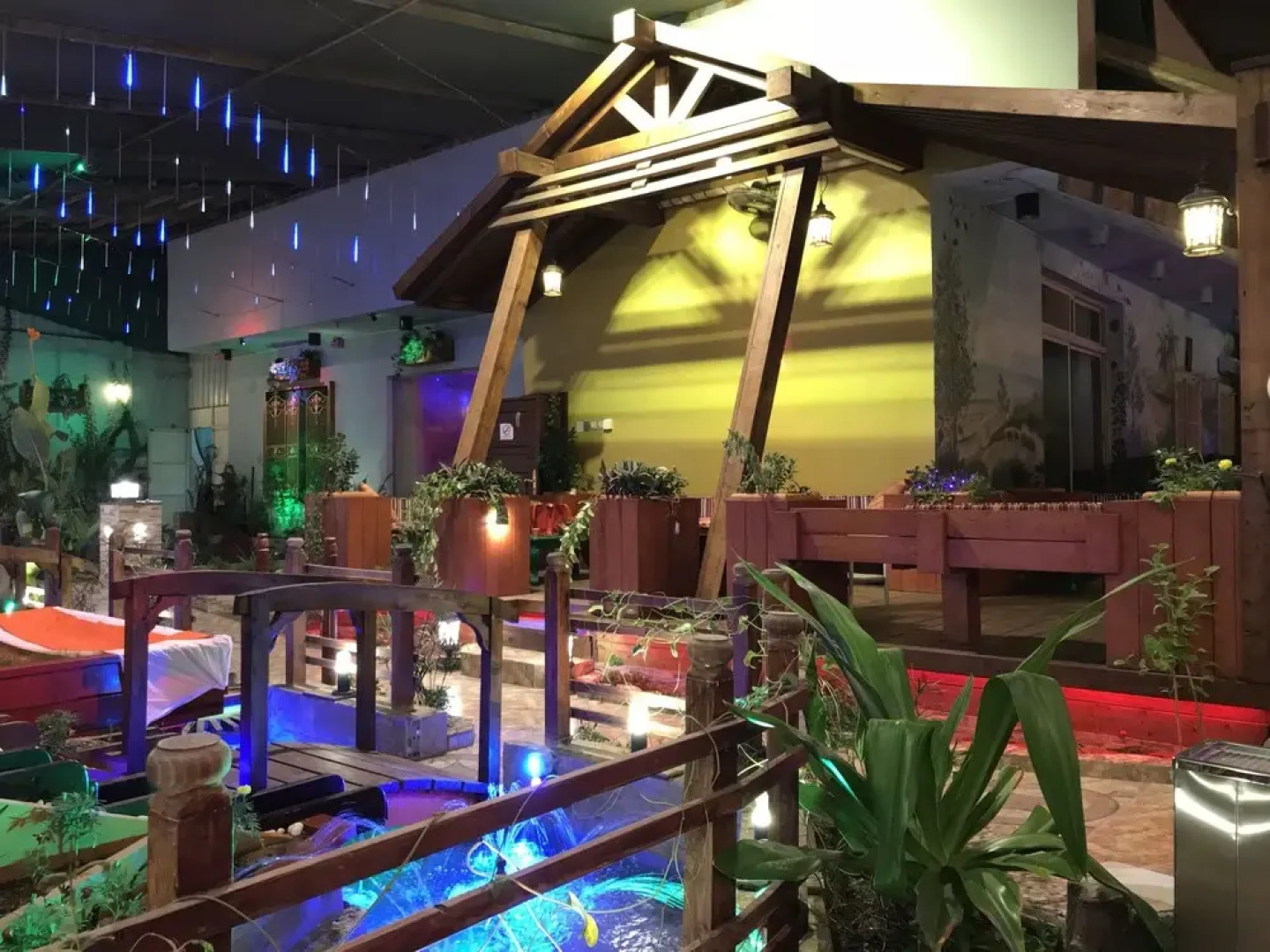 Wooden Water Fall Chalet