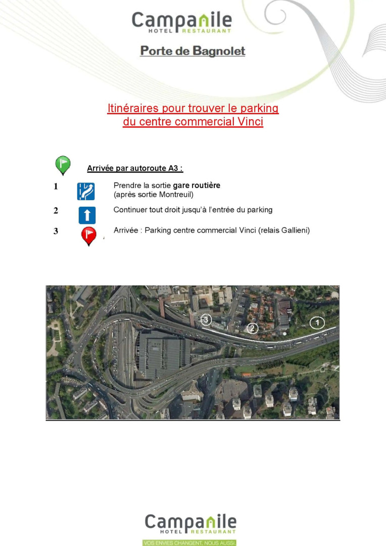 Отель Campanile Paris Est - Porte de Bagnolet 