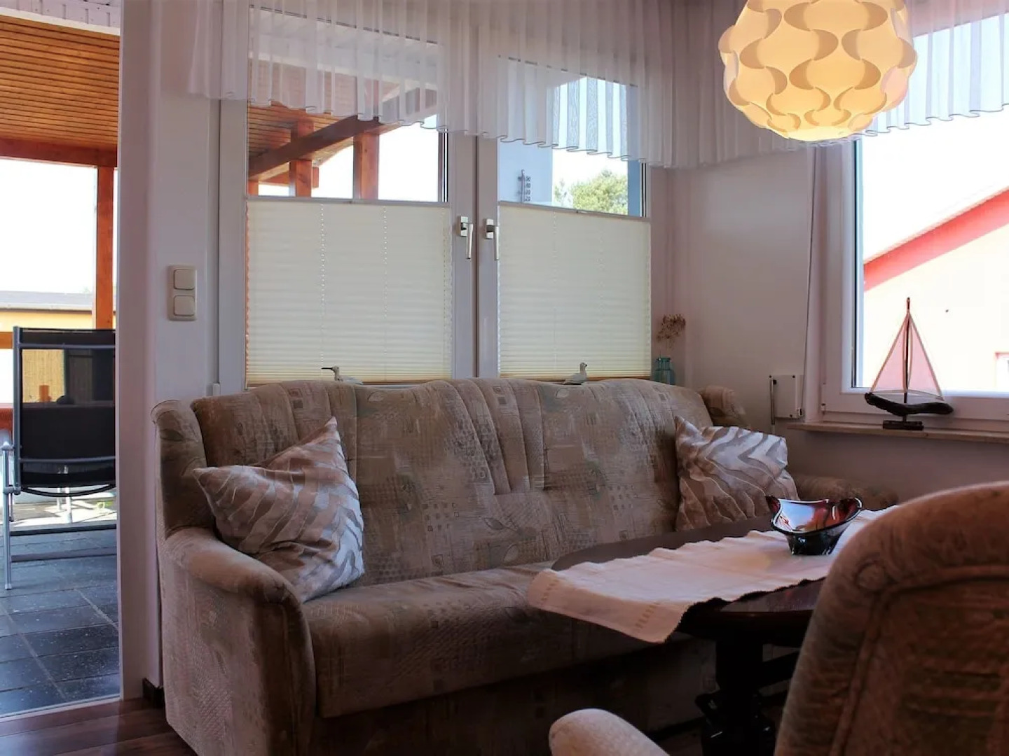 Blissful Holiday Home in Hohenkirchen With Roofed Terrace