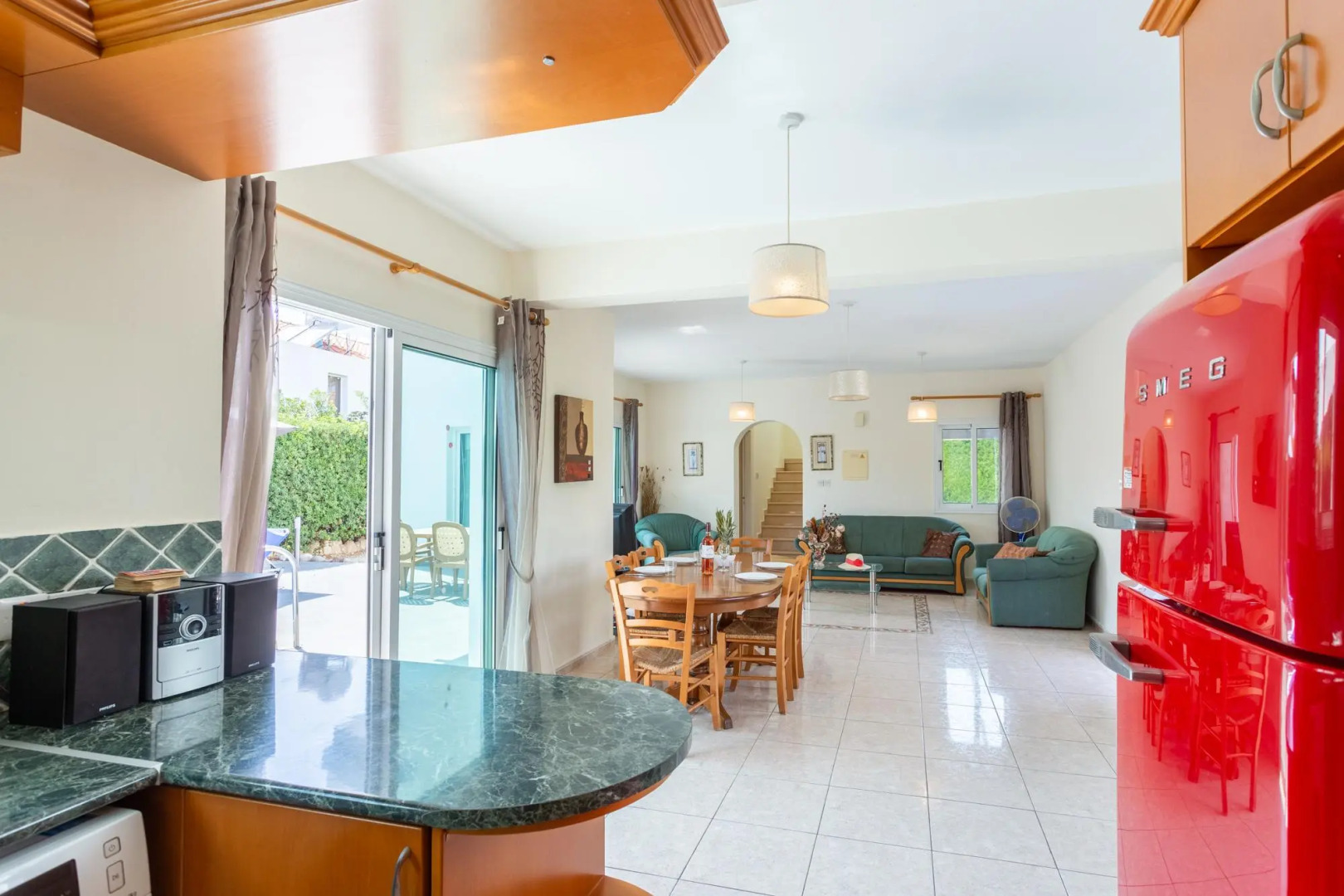 Villa Zenon Large Private Pool Walk to Beach Sea Views A C Wifi Car Not Required - 2222