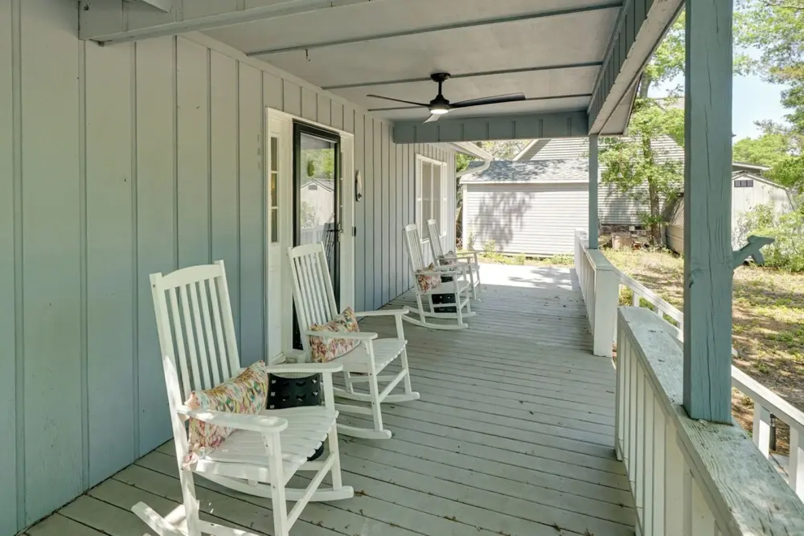 Oak Island Home w/ Spacious Backyard & Porch