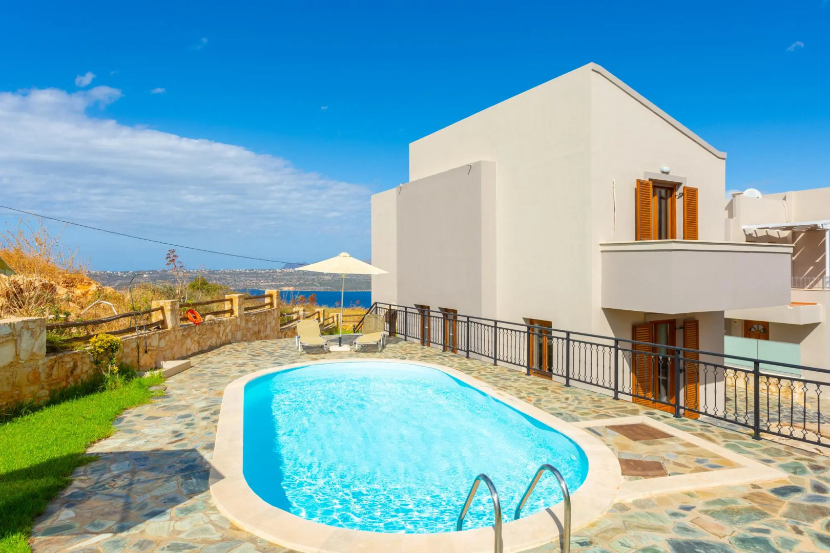 Villa Stratos Large Private Pool Sea Views A C Wifi Eco-friendly - 2117