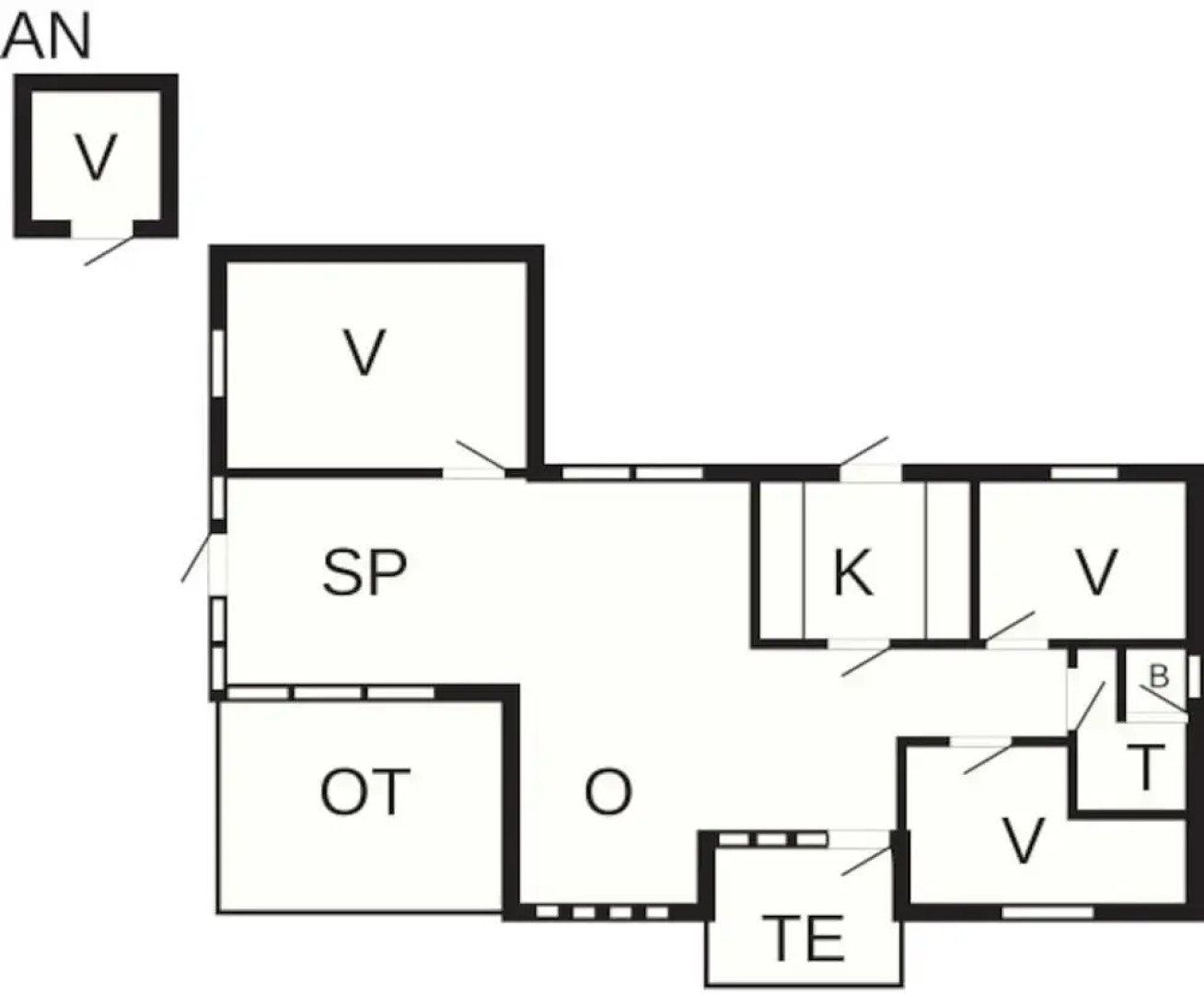 8 Person Holiday Home in Knebel