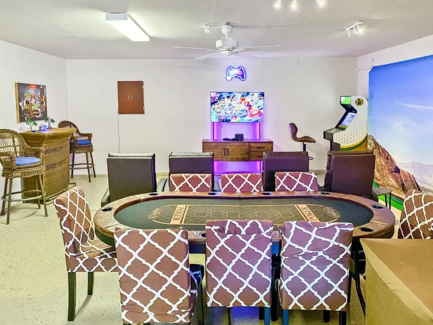 A Royal Desert Oasis with Epic Game Room
