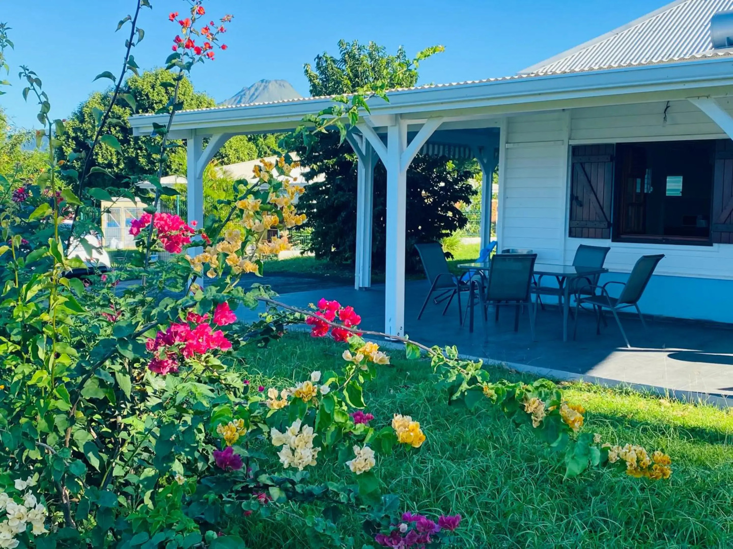 Villa Créole vue sur mer des Caraïbes