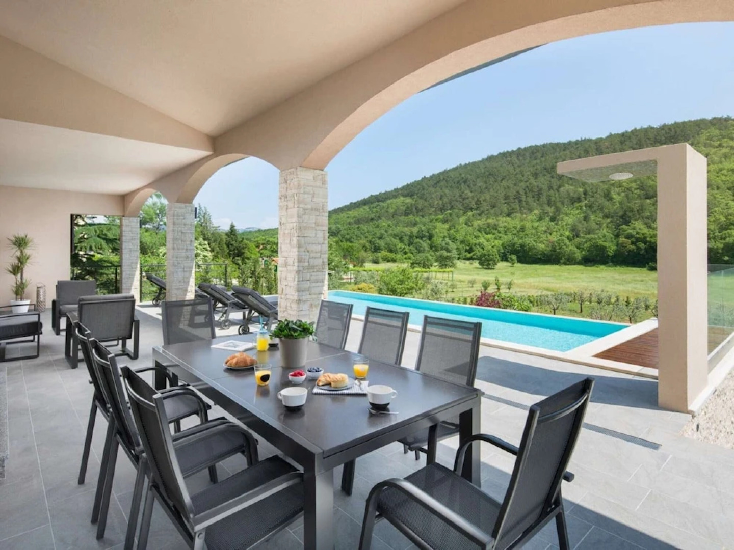 Villa With Pool Surrounded by Woods in Labin