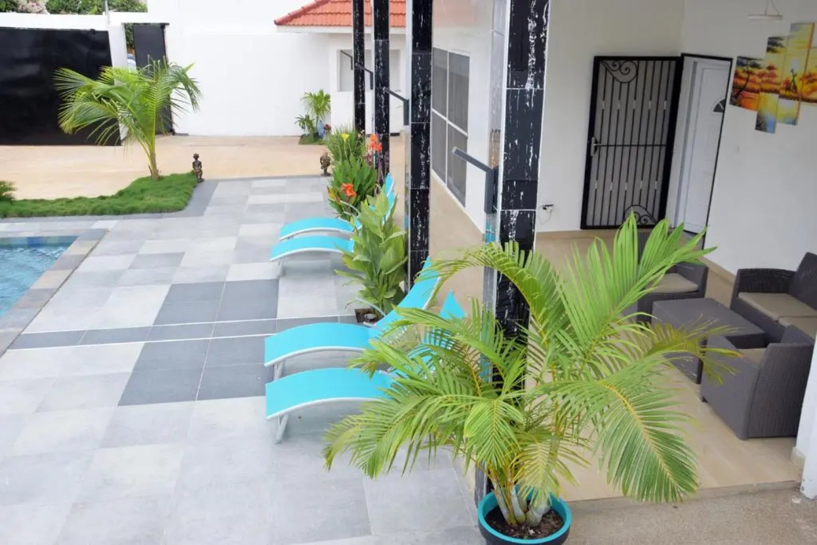 Magnifique villa climatisée avec piscine à Warang - Villa Keur Damel et Linguère