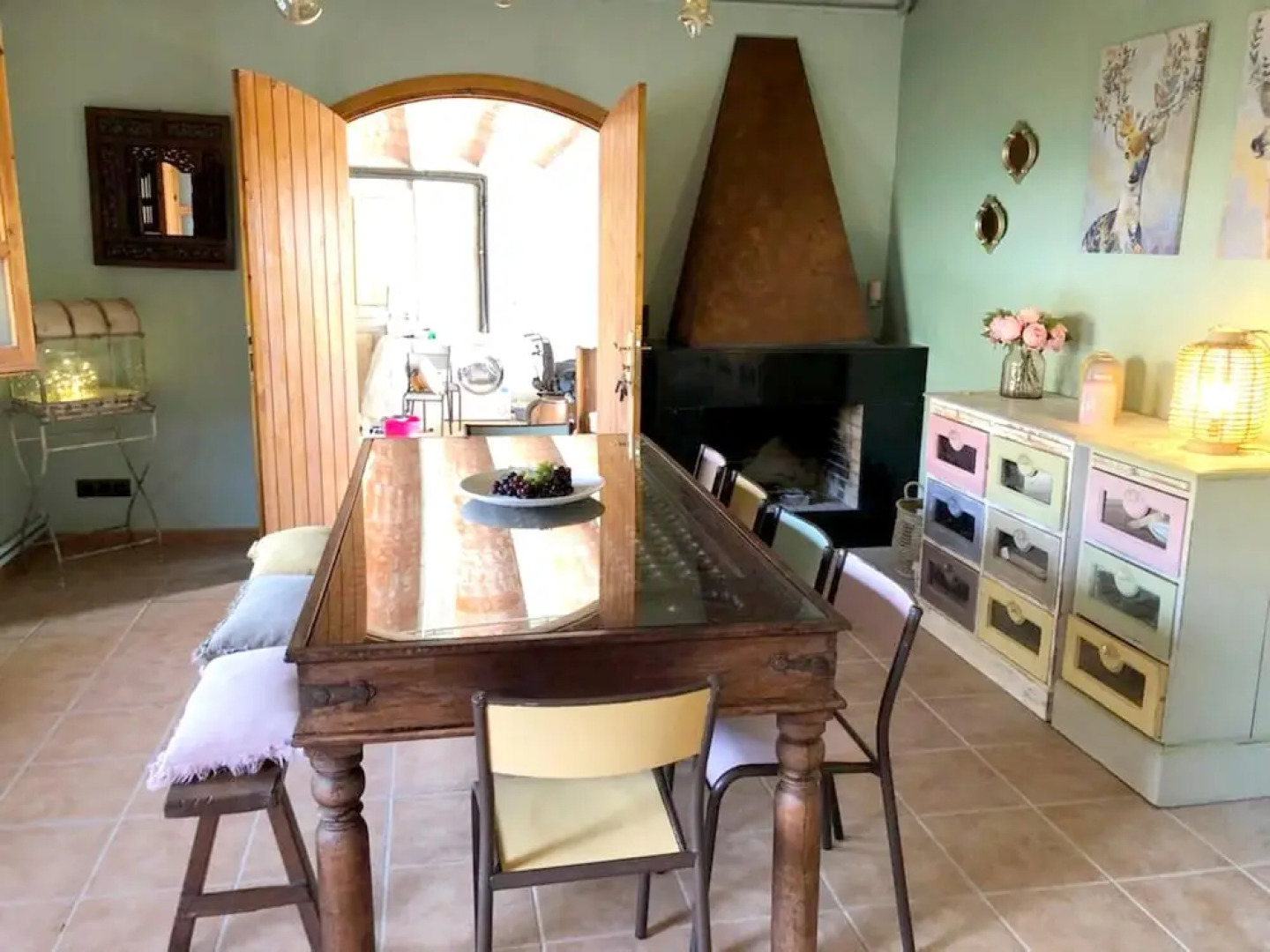 House With 4 Bedrooms in Guardiola de Font rubí, With Wonderful Mountain View, Furnished Terrace and Wifi Near the Beach