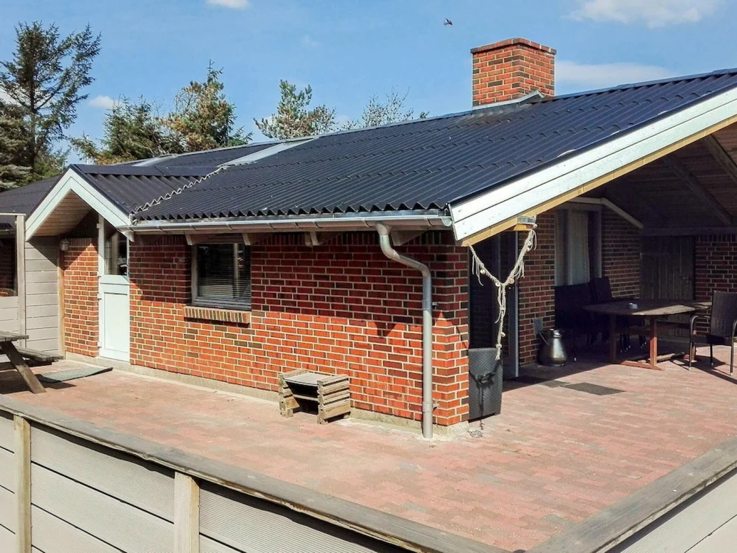 Vintage Holiday Home in Henne With Sauna