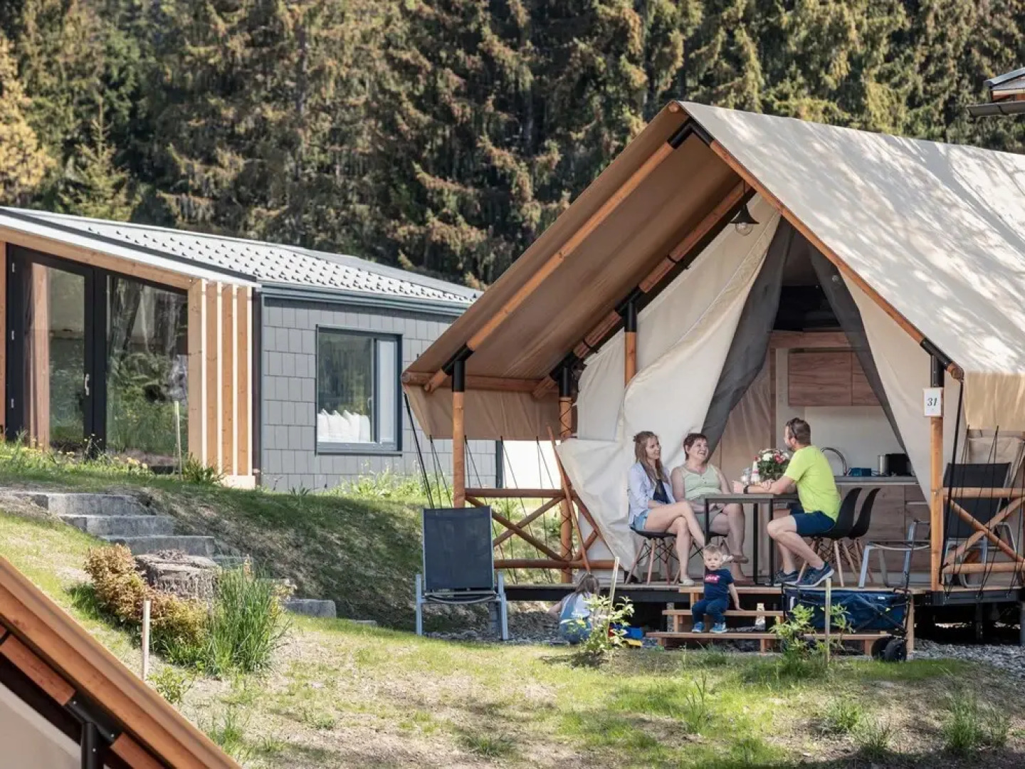 Luxuszelt Safari f r 6 Personen K Tschach-mauthen