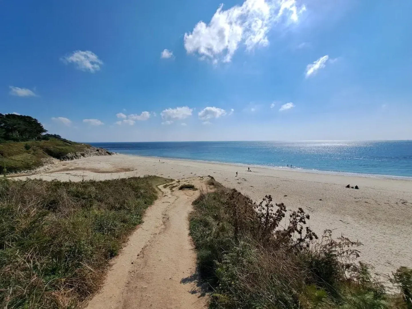Panoramic sea and Beach View Facing South, Nevez