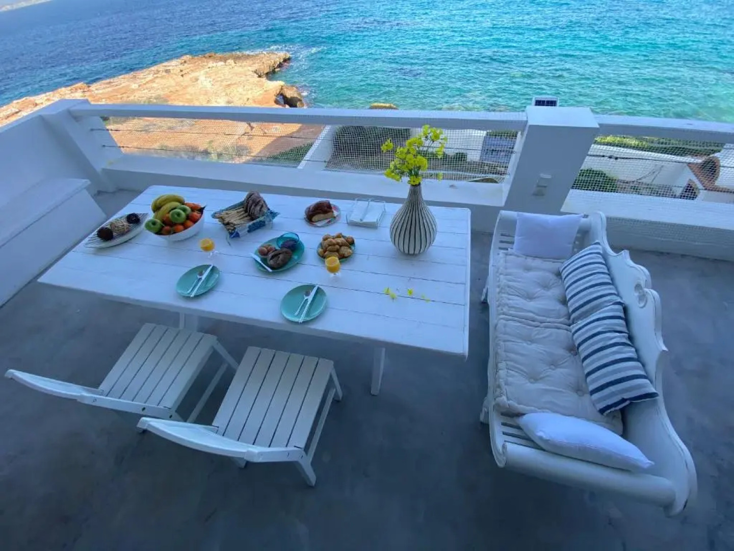 NV pool villa Aegina 1