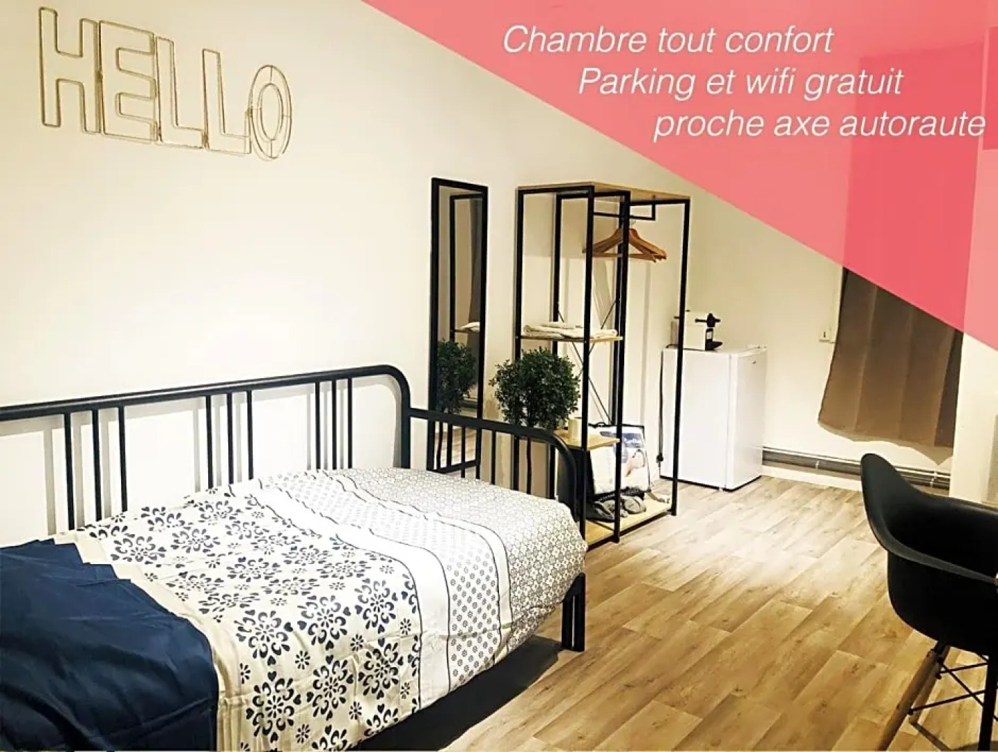 Chambre d'Hôtel Tout Confort Sécurisée