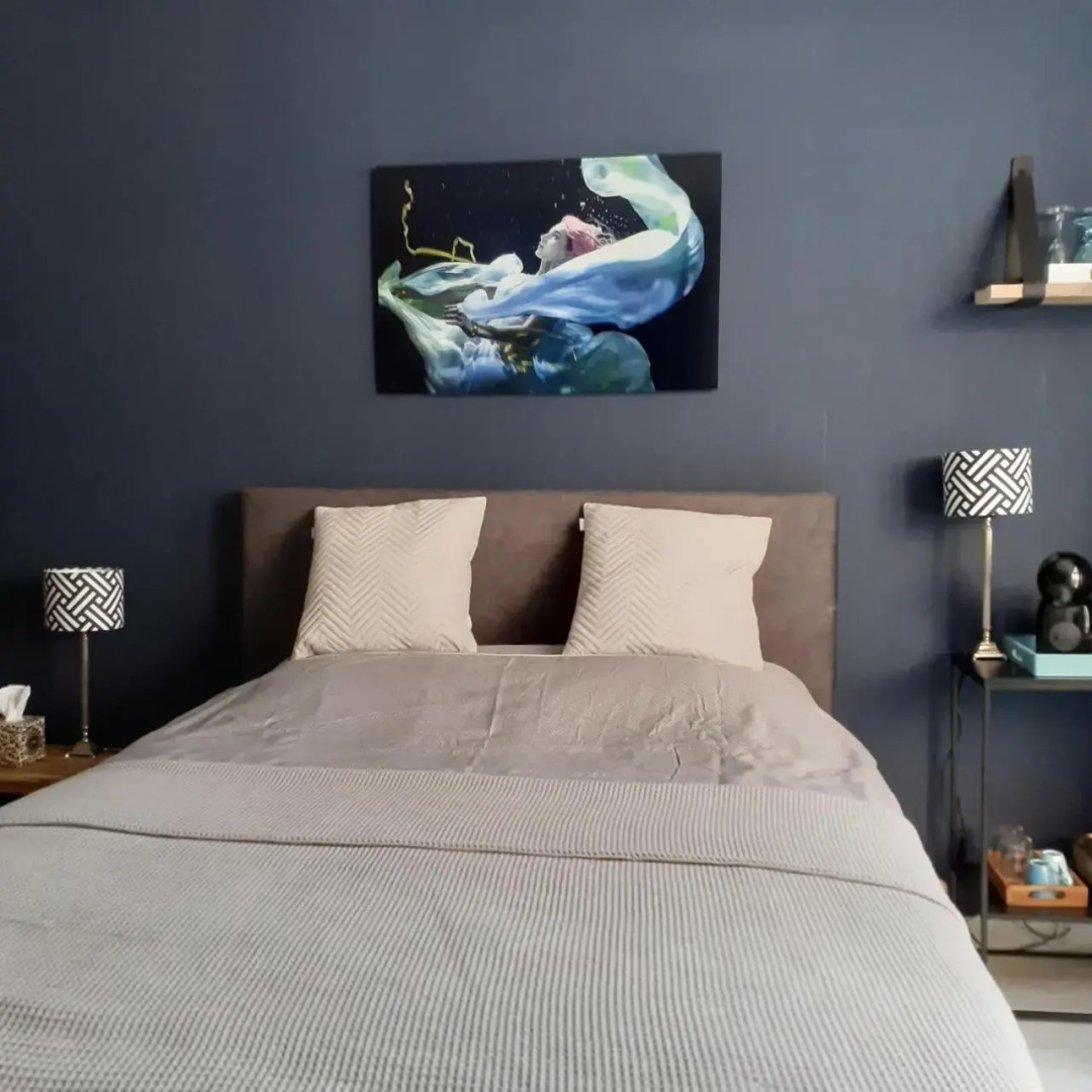 verzorgde kamer in monumentenpand