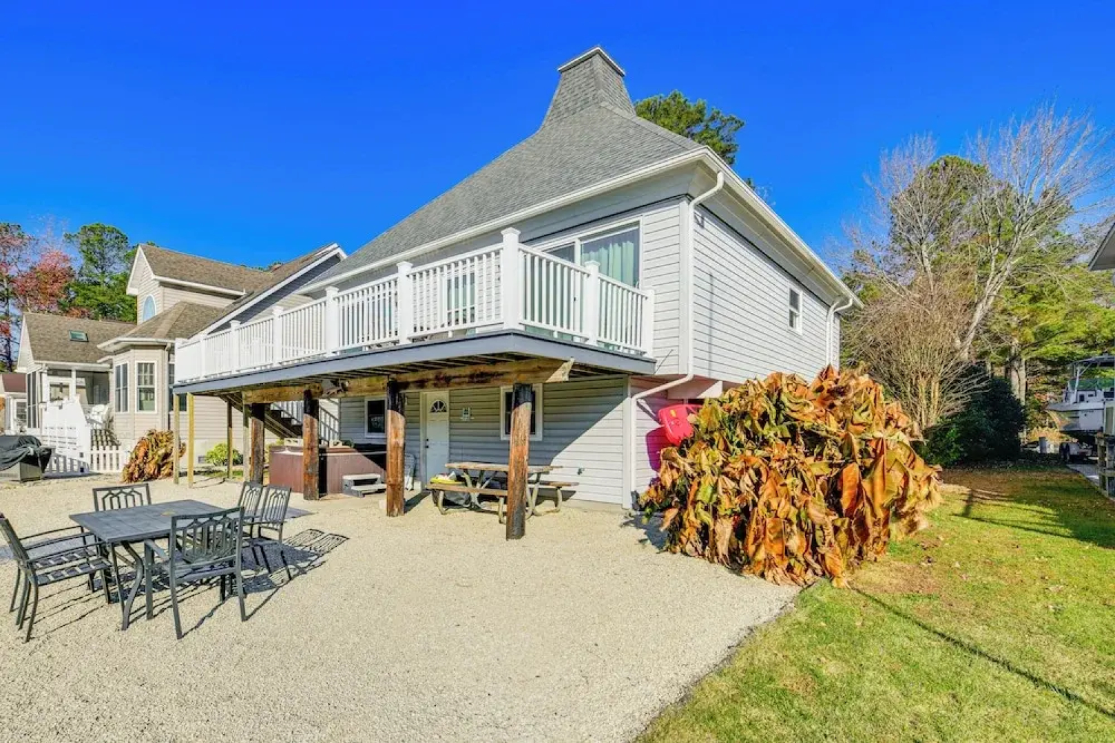 Private Dock, Hot Tub: Waterfront Ocean Pines Home