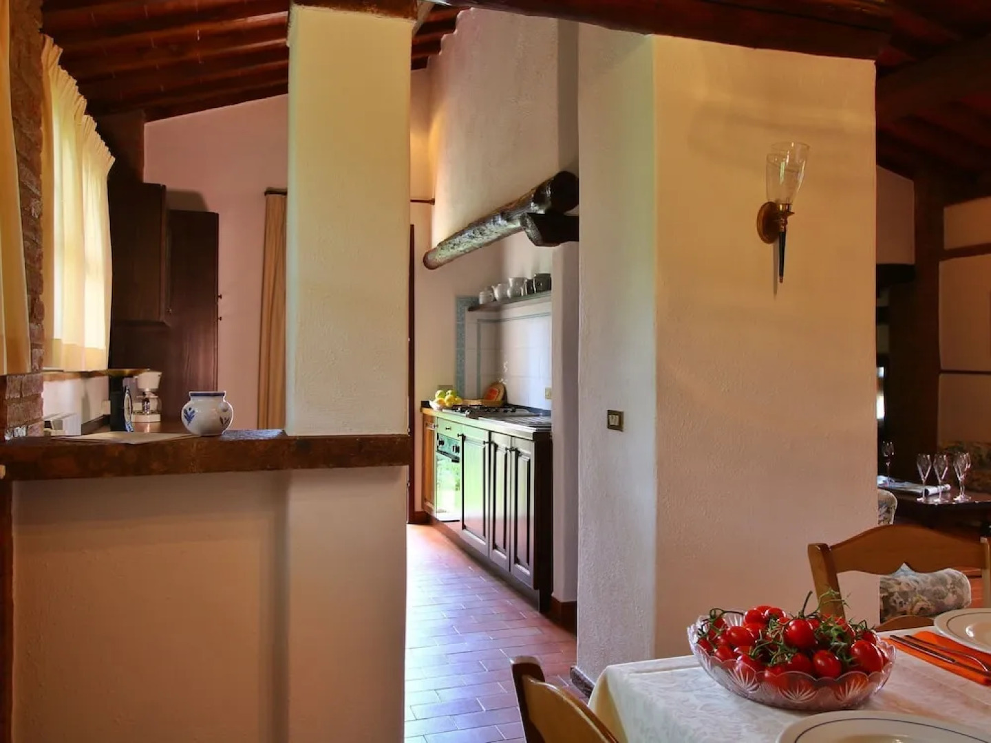 Spacious Apartment on an Estate From the 14th Century, Centrally Located in Tuscany