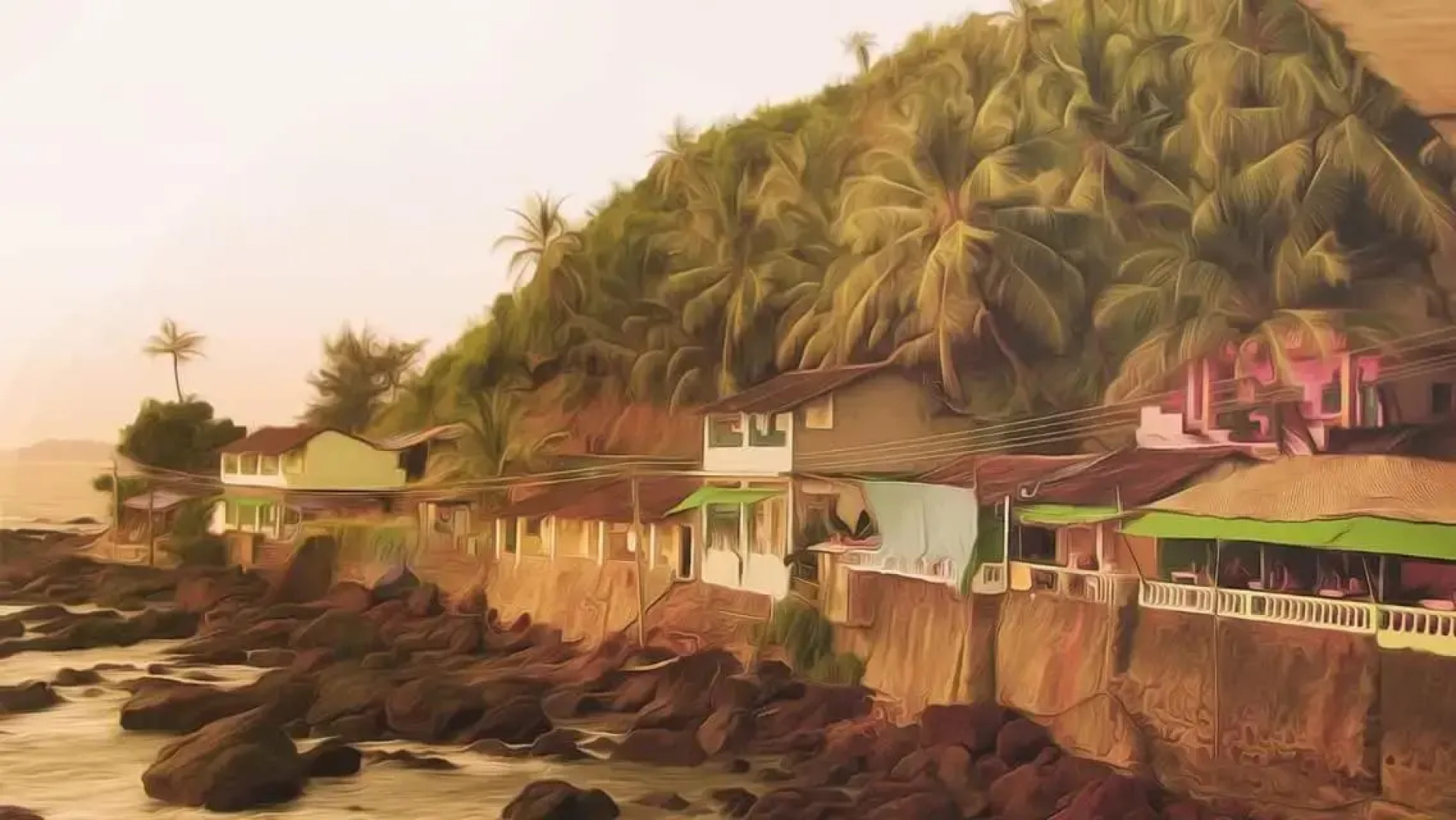 Goroomgo Om Ganesh Naik Cliff Side Guest House Goa