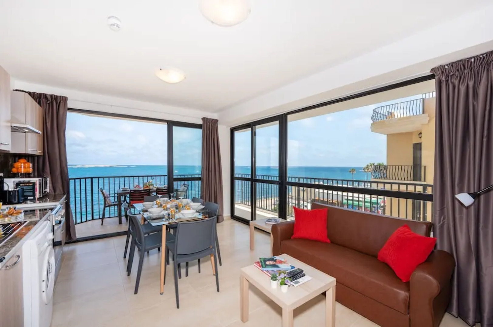 Islet Seafront Apartment Corner Terrace