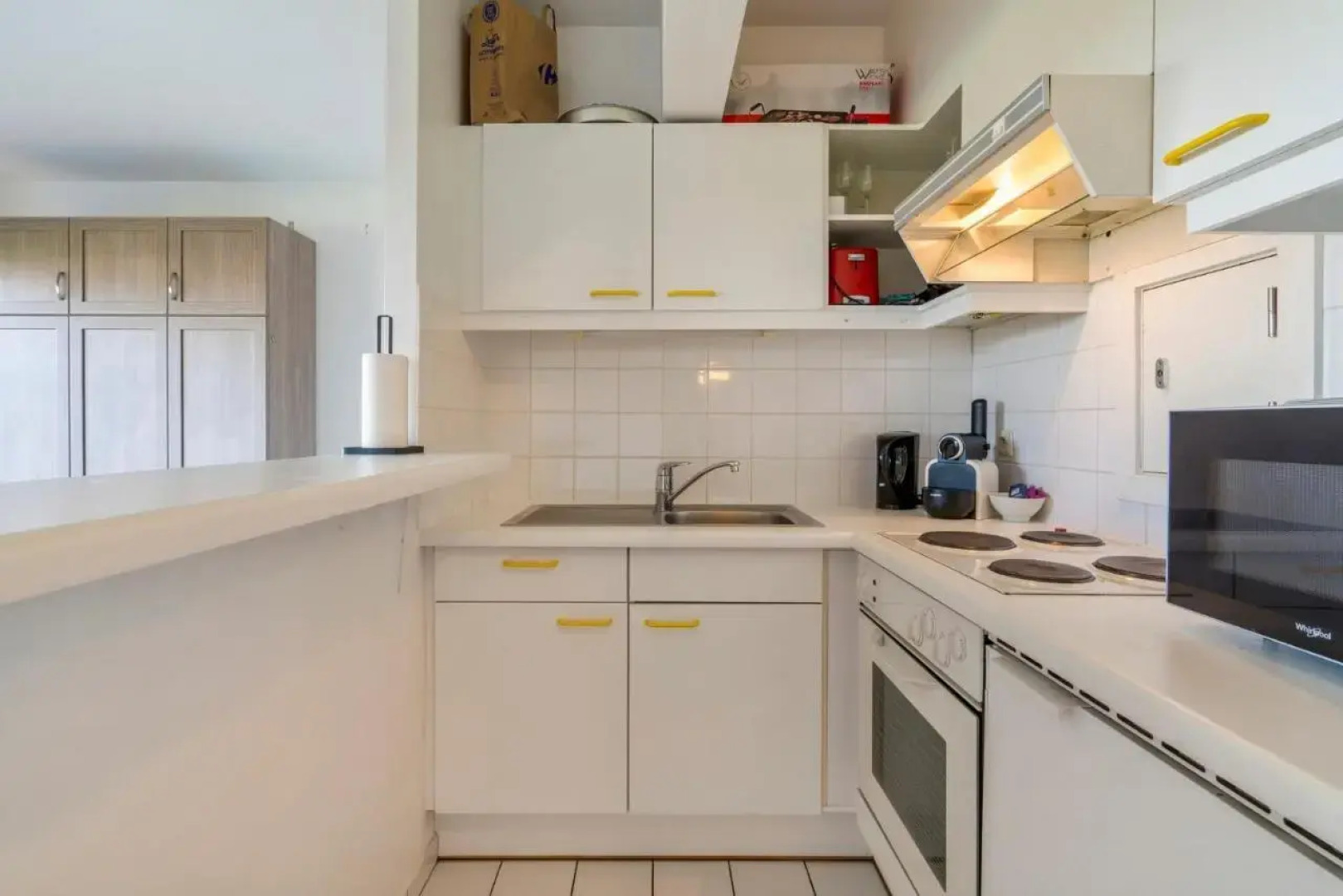 La perle du Nord studio met meer, strand en zwembad