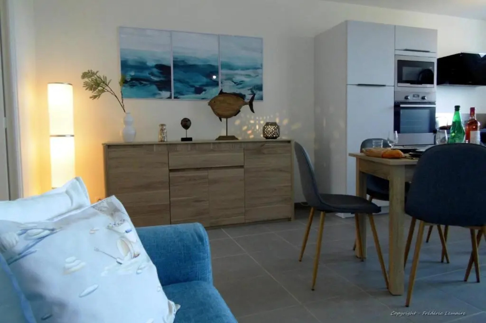 Cap Houses Bleue Turquoise