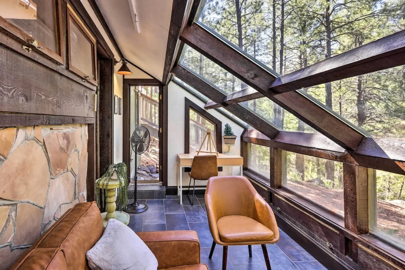 Woodsy Flagstaff Hideaway w/ Deck + Sunroom!