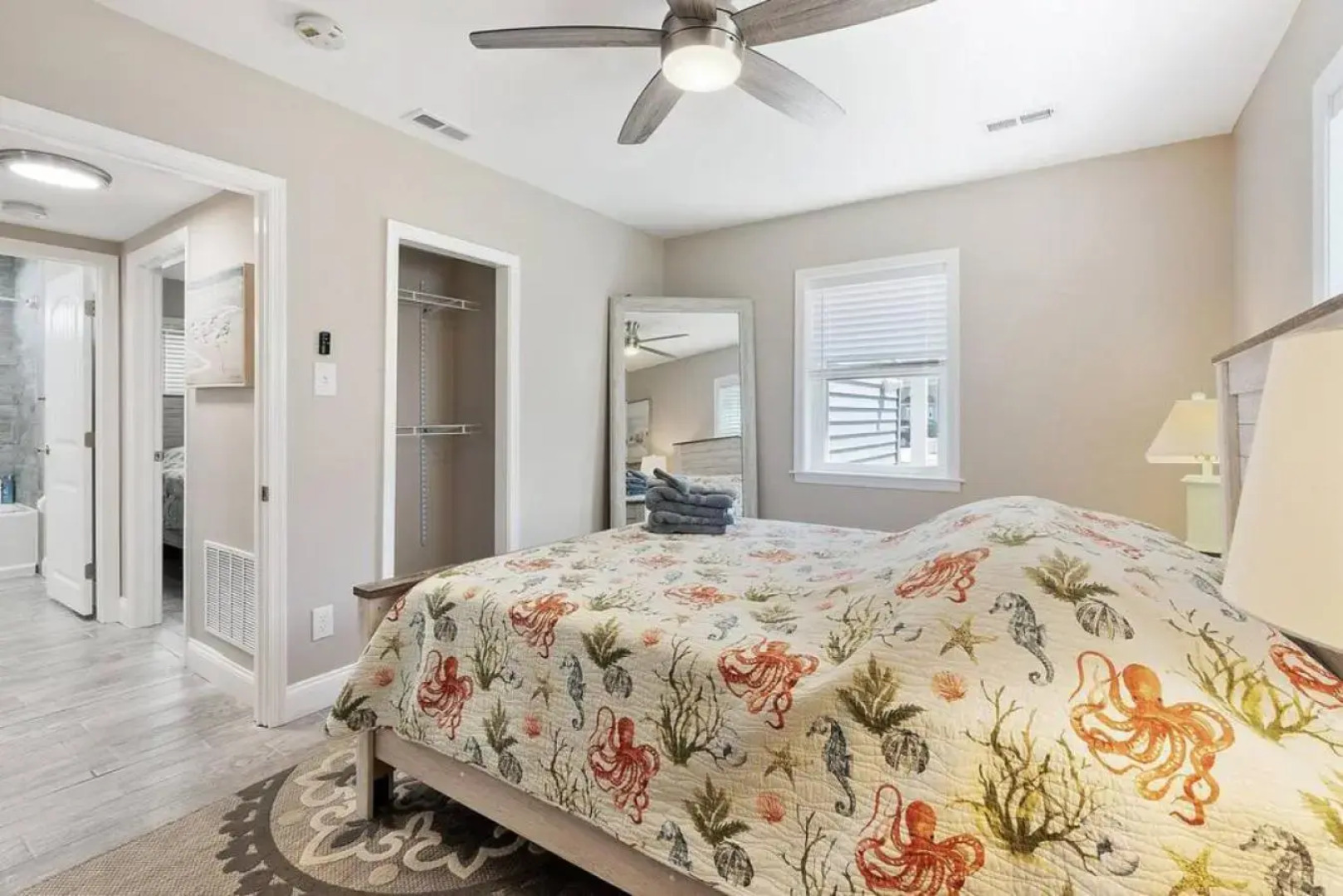 Spectacular 3 BR Condo One Block to the Beach