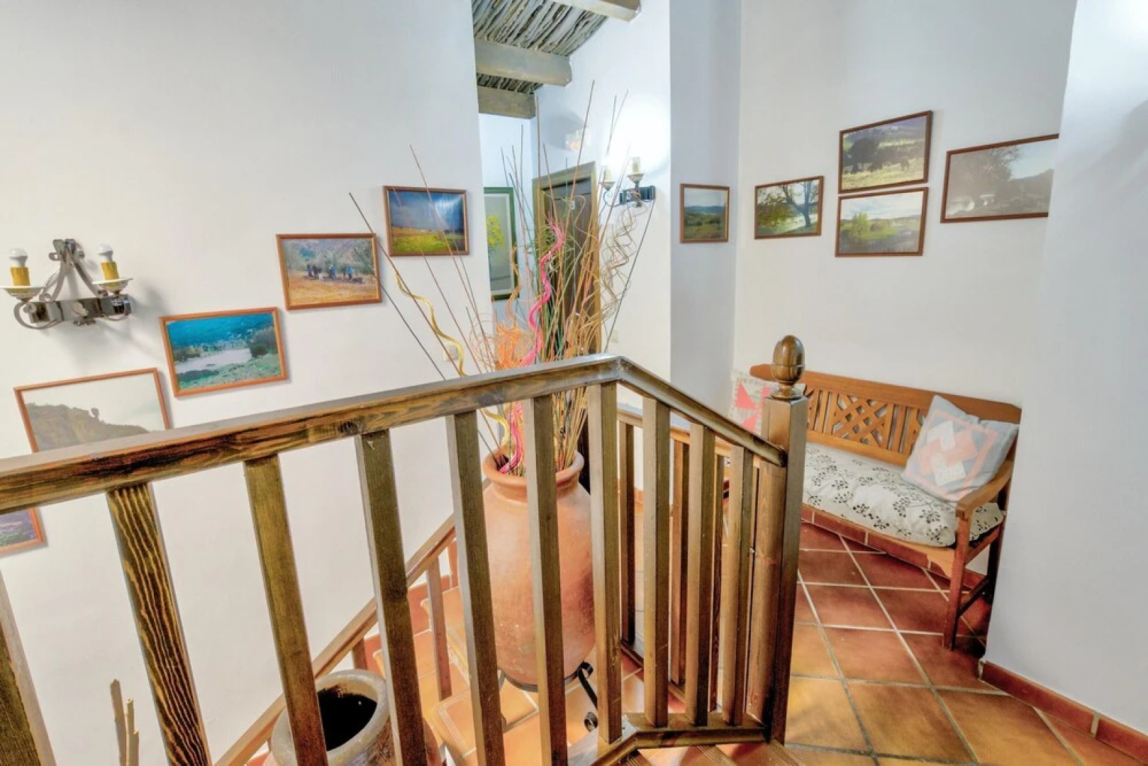 Villa With 6 Bedrooms in Puebla de Don Rodrigo, With Wonderful Mountain View, Private Pool and Furnished Balcony