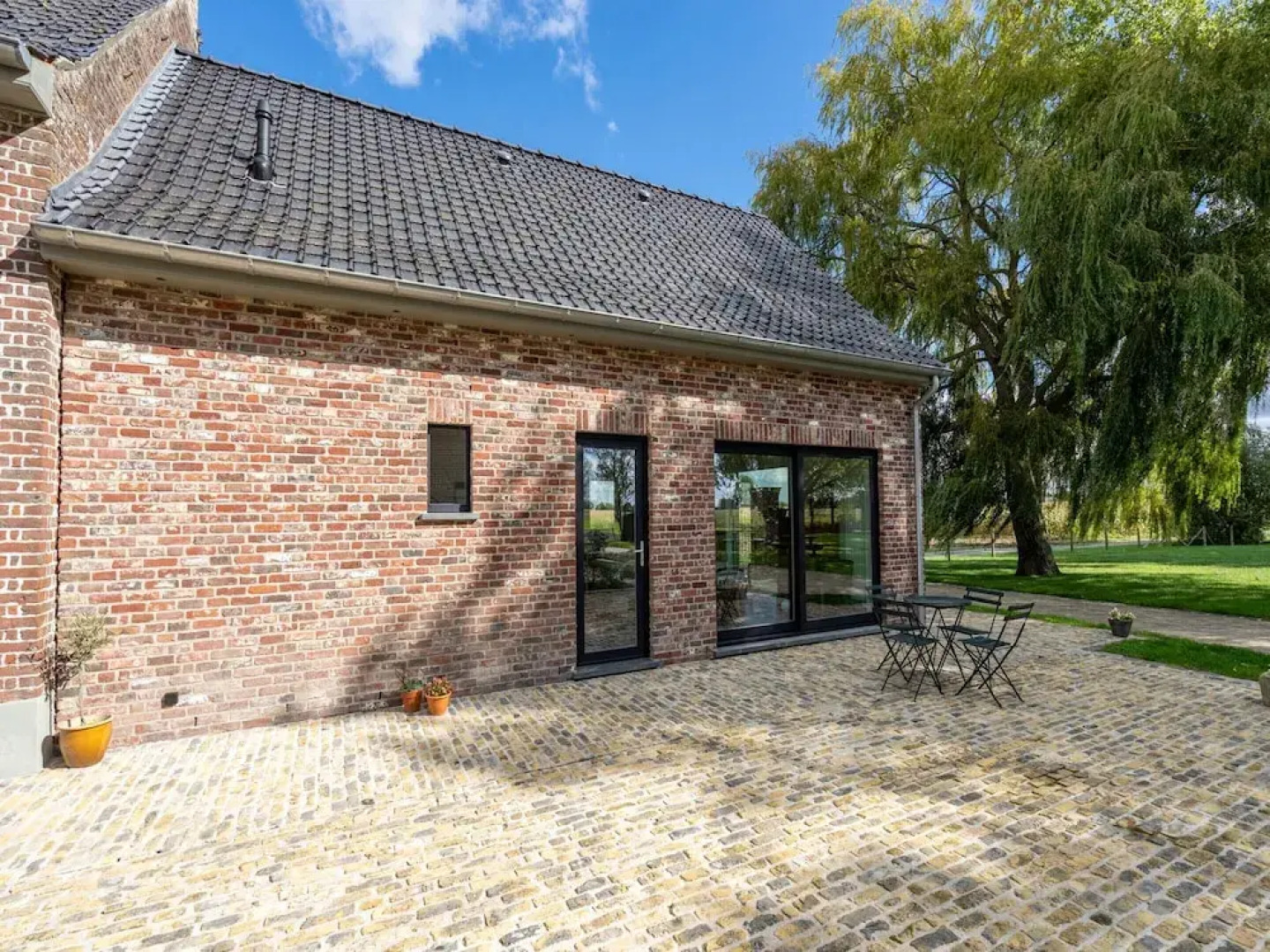 Spacious Holiday Home With Pond in Poperinge