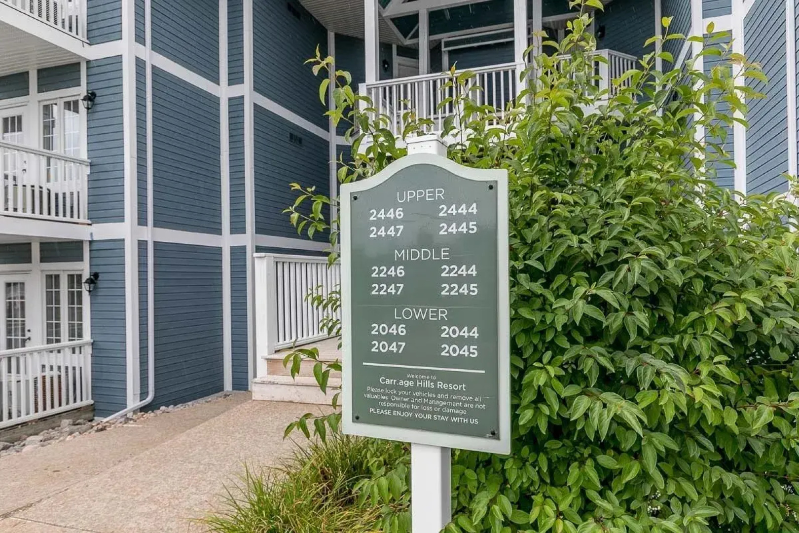 Carriage hills retreat rental