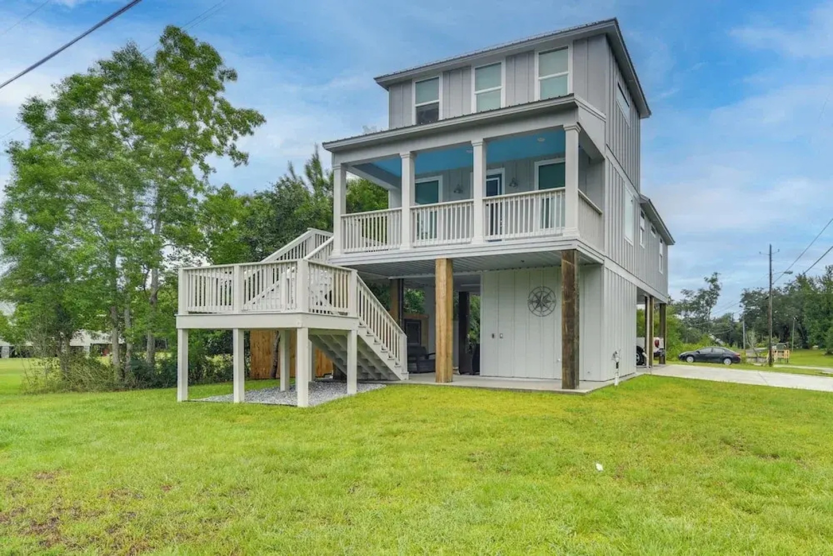 Modern Waveland Home w/ Deck - Walk to the Beach!