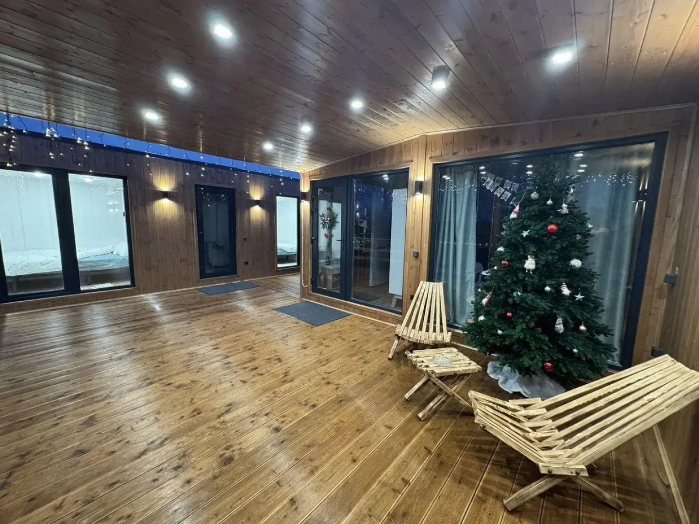 Дом с видом на peку