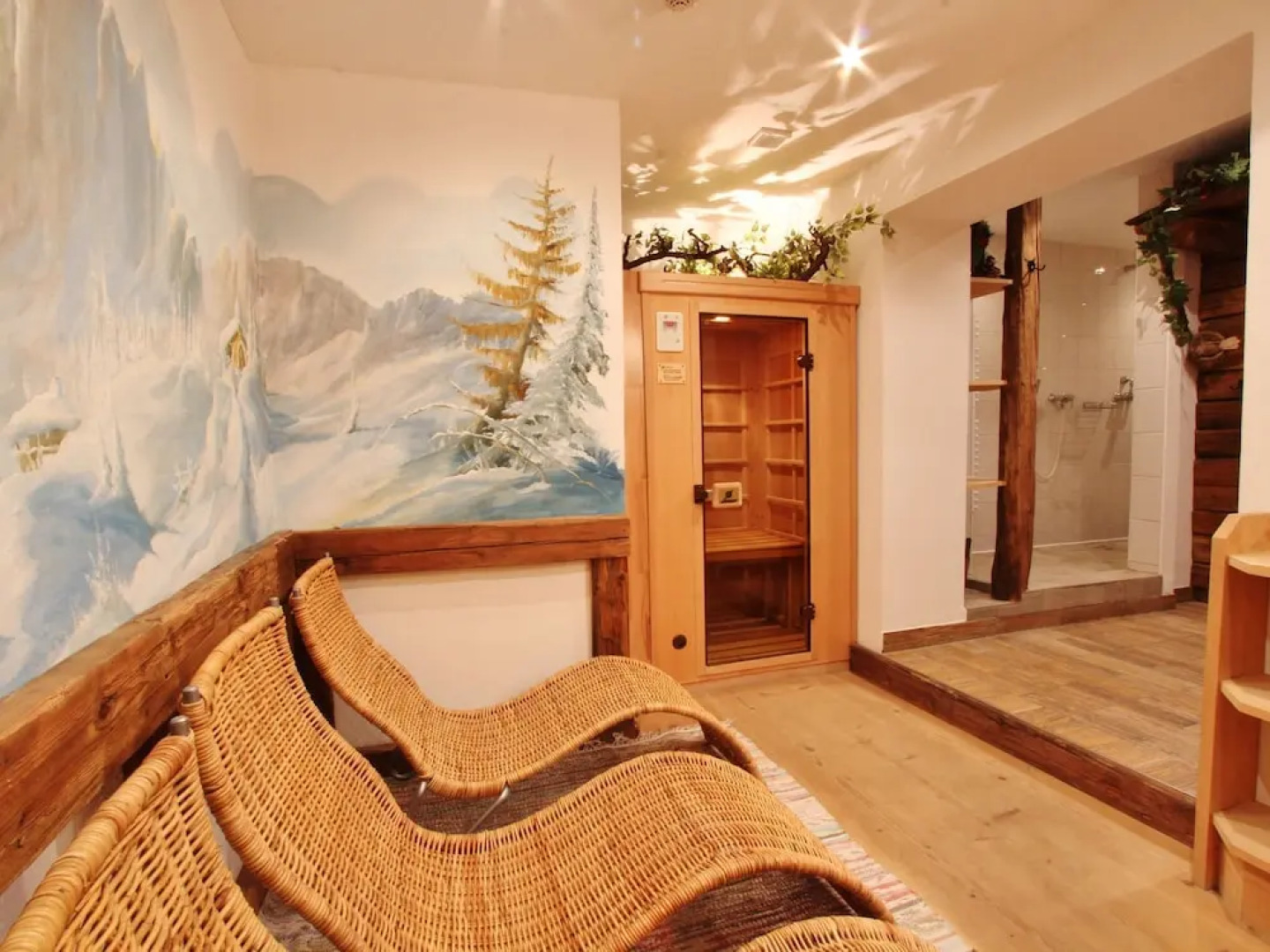 Modern Mansion in Itter with Sauna