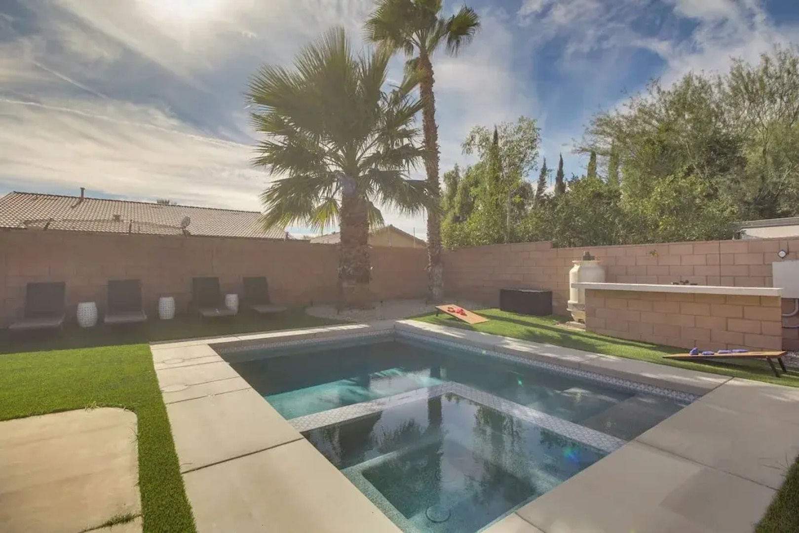 Game Room, Hot Tub & Gas Grill: Chic Indio Oasis!