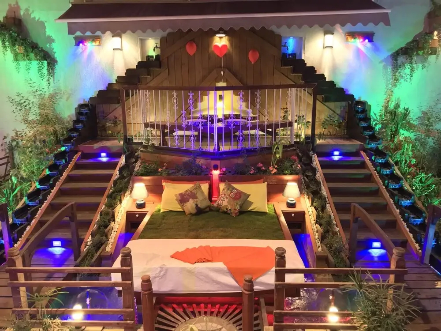 Wooden Water Fall Chalet