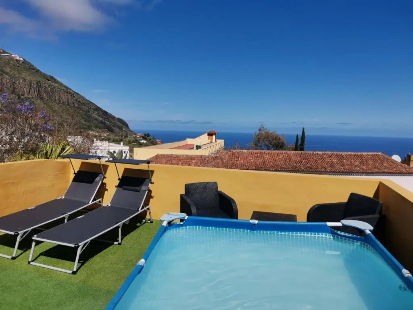 Canarian House with views and pool
