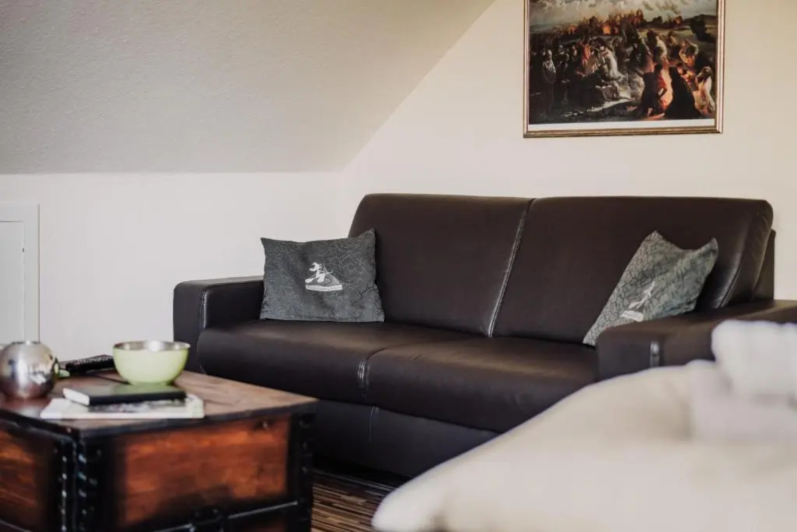 Wurmberg Hexe mit Blick auf den Wurmberg