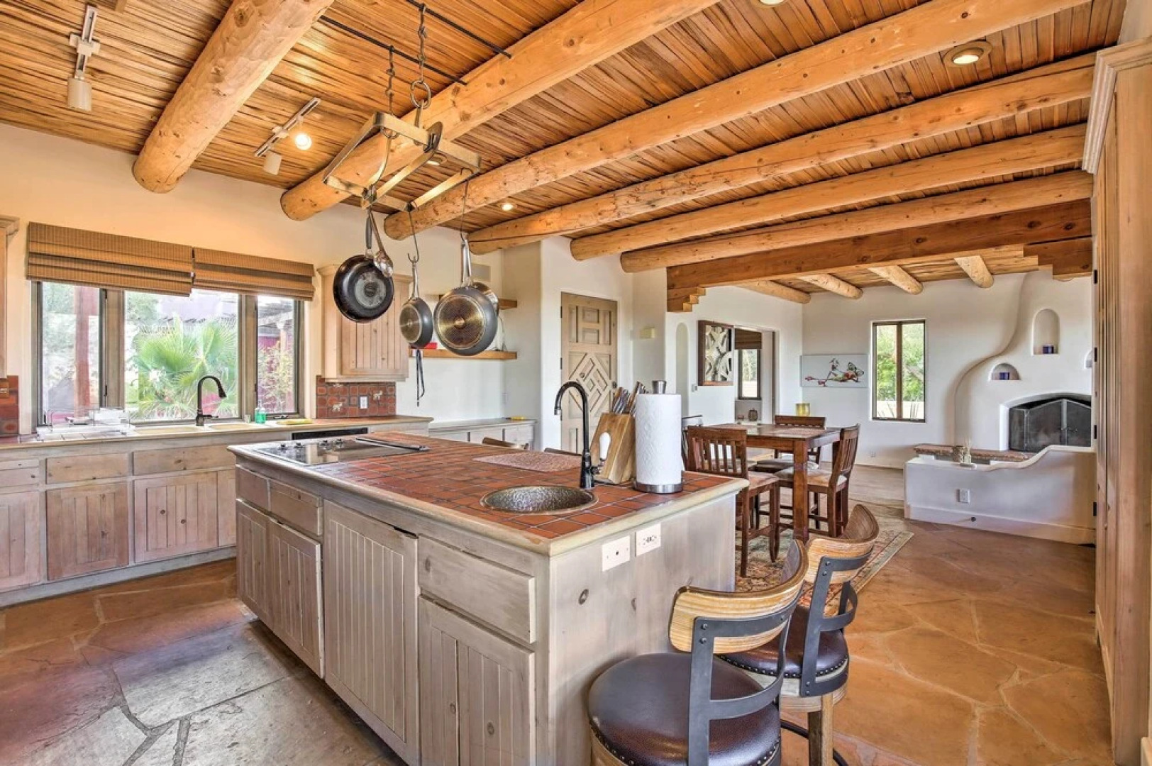 Luxe Adobe Retreat w/ Mountain & Golf Course Views