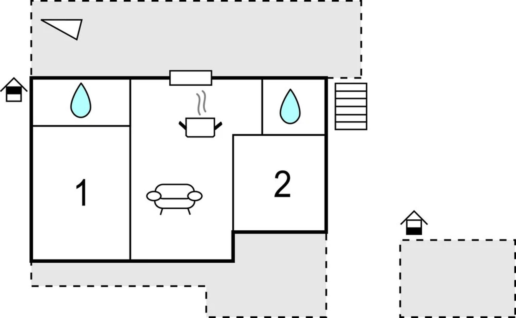 Beautiful apartment in Jablanac w/ 2 Bedrooms