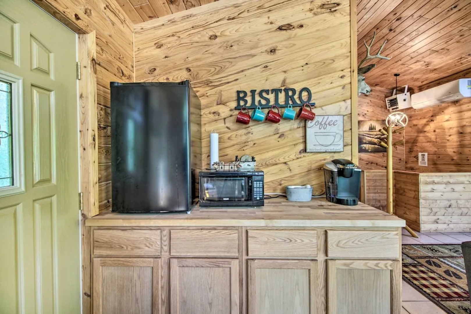 Big Lake Getaway w/ Private Beach + Fire Pit!