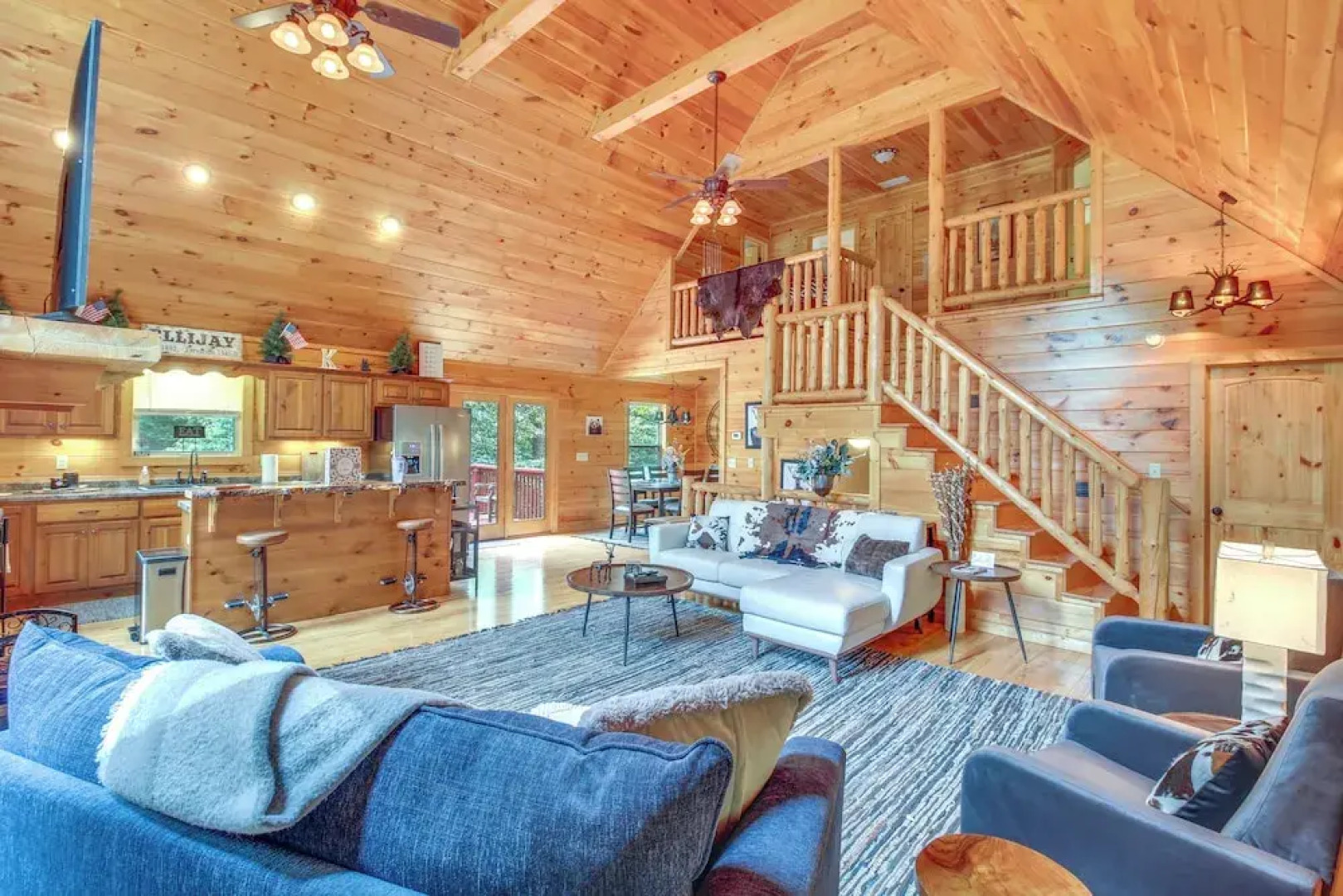 Upscale Coosawattee Cabin w/ Hot Tub & Fire Pit!