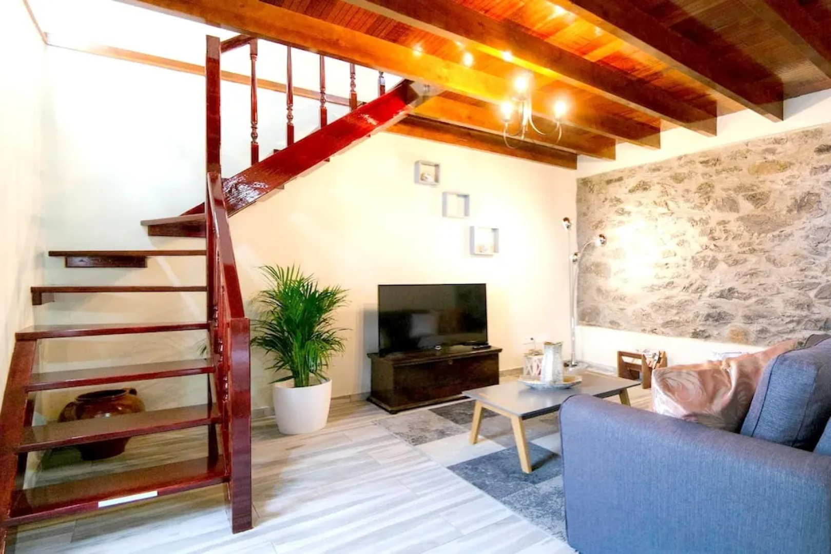 House With One Bedroom In Faja Da Ovelha With Wonderful Sea View Furnished Terrace And Wifi