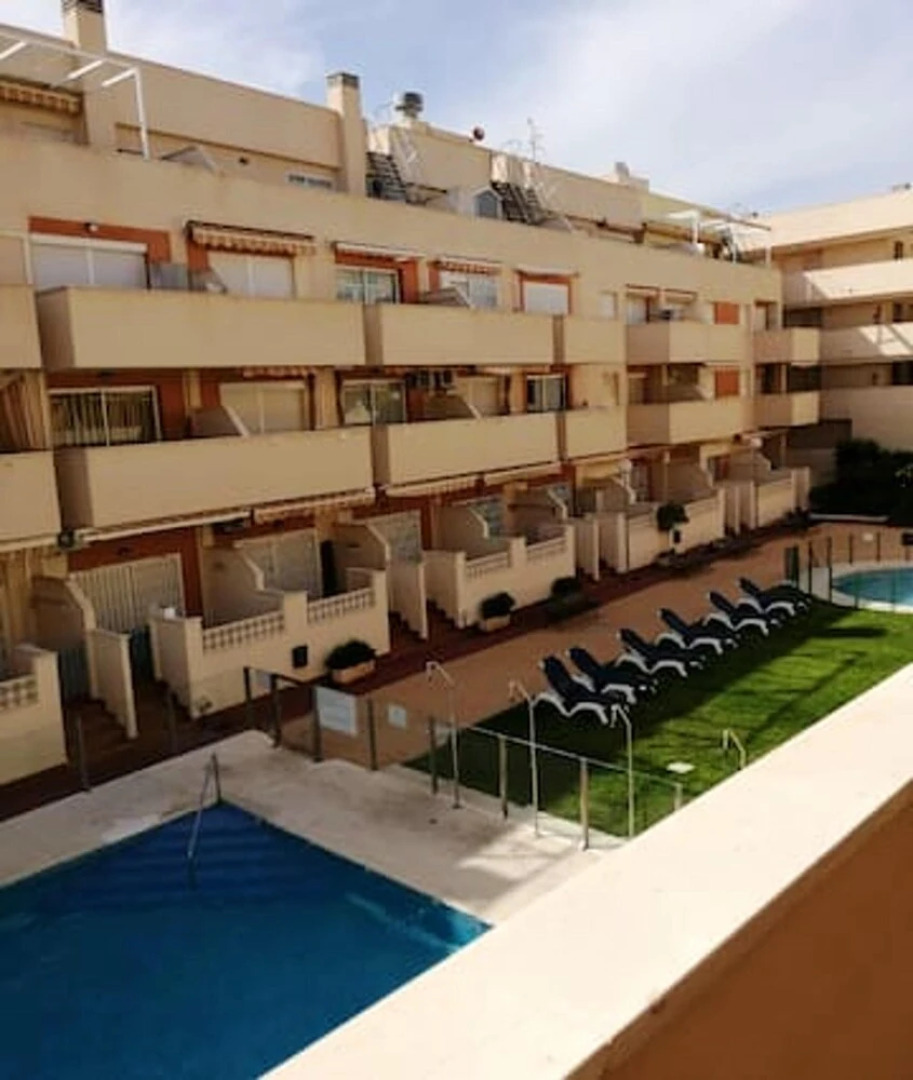 Apartment With 2 Bedrooms in Roquetas de Mar, With Pool Access and Furnished Terrace - 300 m From the Beach