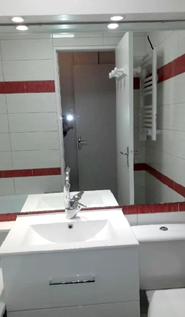 Studio In Villarembert With Wonderful Mountain View And Furnished Balcony 200 M From The Slopes