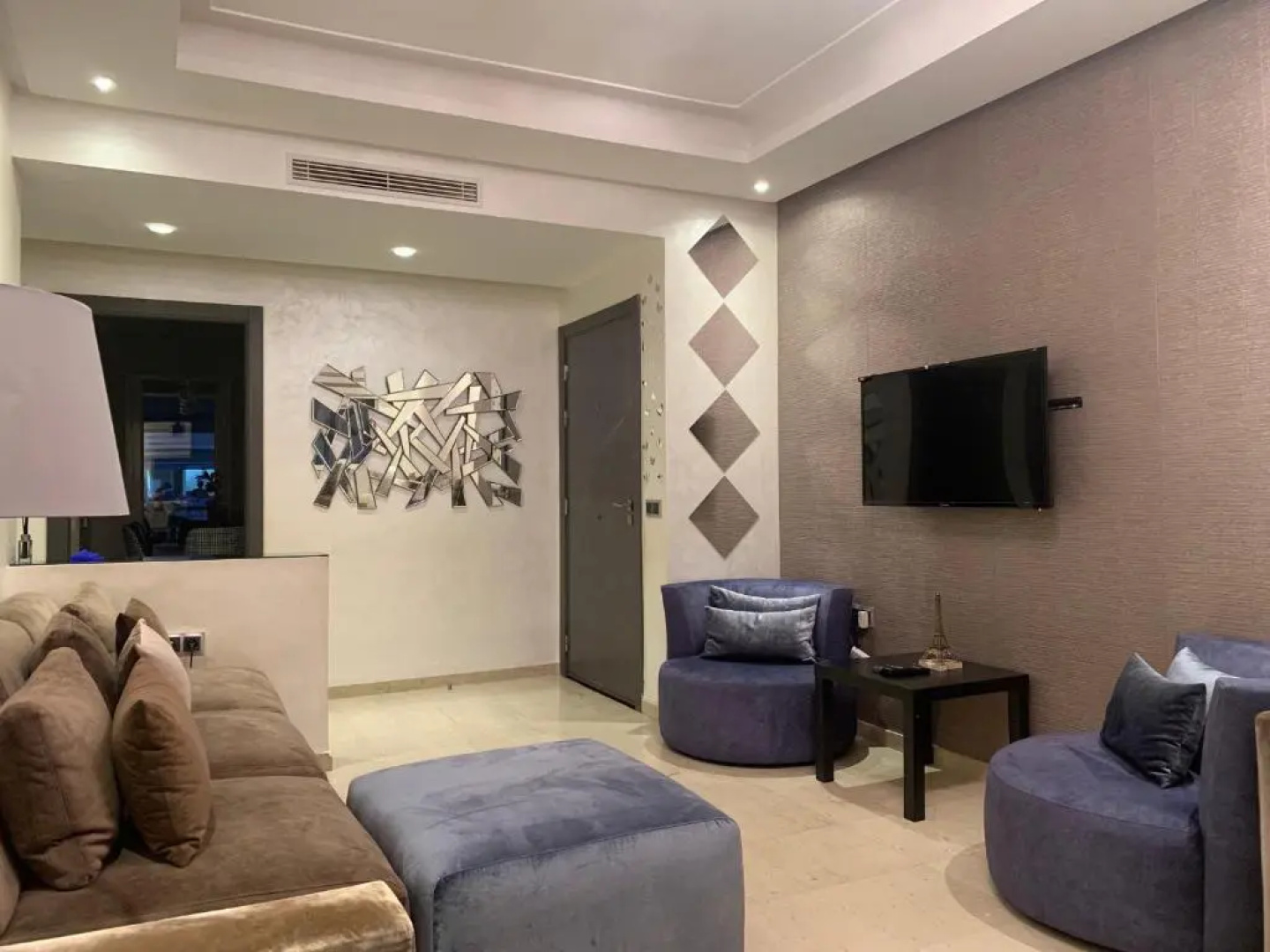 Lovely Apartment in the best area of city Orchidées with 2-bedroom with a nice pool and garden